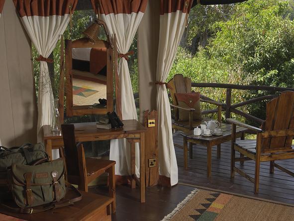 Tipilikwani Mara Camp - Private Deck 